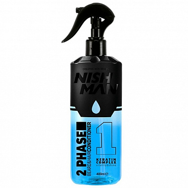 NISHMAN ДВУХФАЗНЫЙ (1) КОНДИЦИОНЕР ДЛЯ ВОЛОС И БОРОДЫ  2 PHASE CONDITIONER (KERATIN) 400