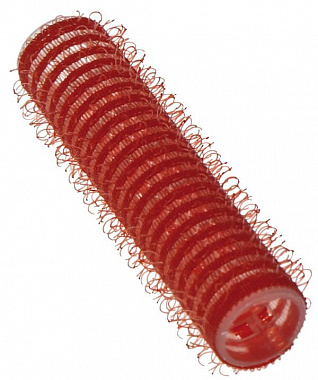 Бигуди-липучки Sibel диаметр 13 мм красные 12 шт/уп