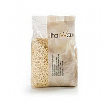 Воск горячий (пленочный) ITALWAX Белый шоколад гранулы 0.5 кг (для жестких и коротких волос)