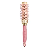 Термобрашинг Olivia Garden для укладки волос керамический + ион NanoThermic 34мм розовое золото