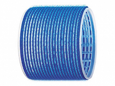 Бигуди-липучки Sibel диаметр 80 мм темно-синие 3 шт/уп