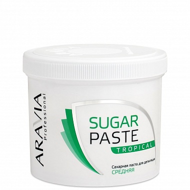 Сахарная паста для депиляции ARAVIA тропическая (средняя) 750 г