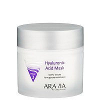 Крем-маска ARAVIA с эффектом супер увлажнения Hialuronic Acid Mask 300 мл      
