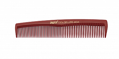 Расческа Riff рабочая для стрижки универсальная комбинированная, красная 17,5 см