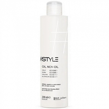Dott Solari #STYLЕ Масло без масла с термозащитой и anti-frizz эффектом, 200 мл