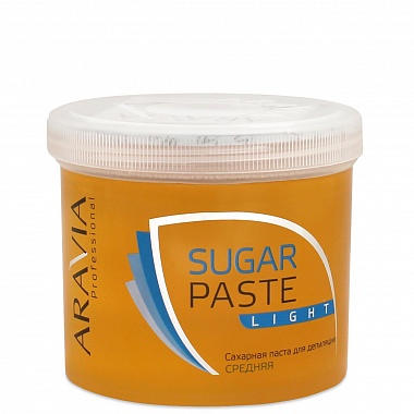 Сахарная паста для депиляции ARAVIA легкая (средняя) 750 г