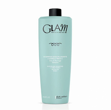 Dott Solari GLAM CURLY HAIR Шампунь для дисциплины вьющихся волос, 1000 мл