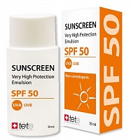 Эмульсия солнцезащитная TETe Sunscreen SPF 50 50 мл
