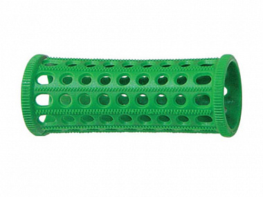 Бигуди пластиковые Sibel длинные диаметр 25 мм зеленые 10 шт/уп
