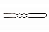 Шпильки Sibel волна 65 мм черные 50 шт/уп