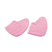 Махровые многоразовые носки для парафинотерапии РОЗОВЫЕ стандарт 1 пара 
